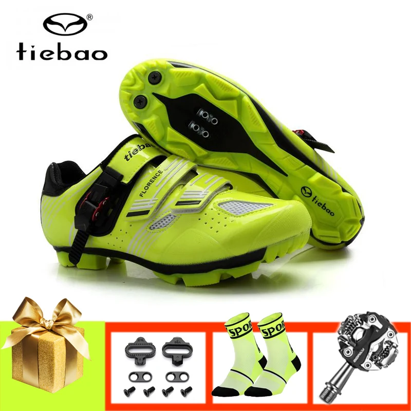 

Tiebao Zapatillas Ciclismo Mtb Men Women Cycling Shoes Breathable Self-Locking Mountain Bike Sneakers Riding Bicycle Mtb Shoes