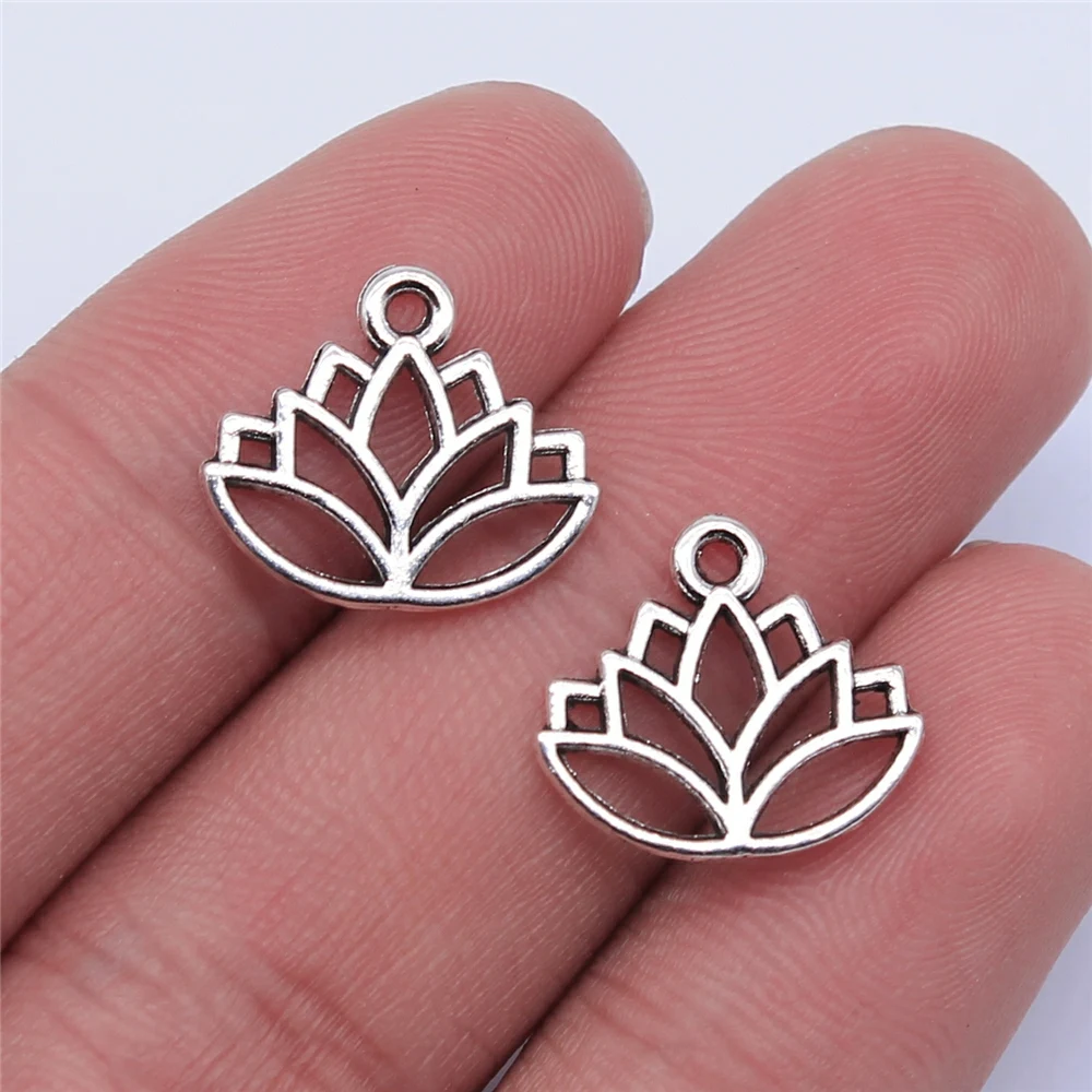 Sejuani KEYCHAIN ACCESSORI 20pcs 16x14mm Lotus Charms | Украшения и аксессуары