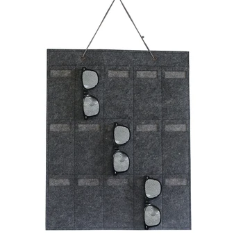

Wall-mounted Pocket Bag Multifunctional Hanging Storage Bag New Felt Pocket Storage Bags For Home Organization Supplies