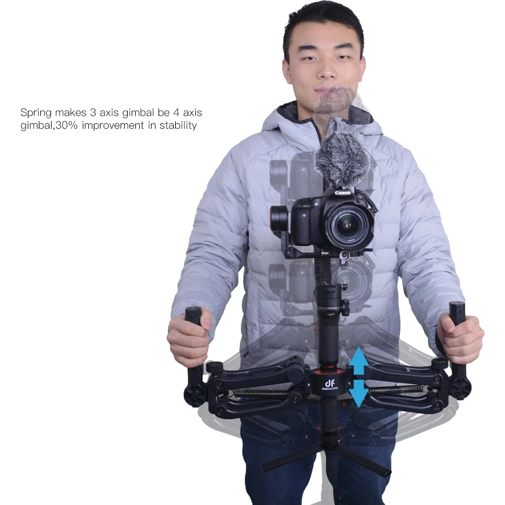 DH04 Pro Z ось пружина двойная ручка gimbal hold Arm для ZHIYUN Crane 2/3/3S DJI Ronin S/SC MOZA AIRCROSS Air 2 Weebill S &