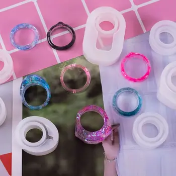 

Bohemian Ring Silicone Mold for Liquid Clay Process Resin Temptation Jewelry Making DIY Crafts Epoxy Mould