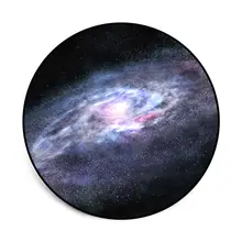 60x60 см коврики Вселенная Галактика Печатный круглый коврик моющийся Нескользящая подложка придверной коврик Домашний Декоративный Ковер