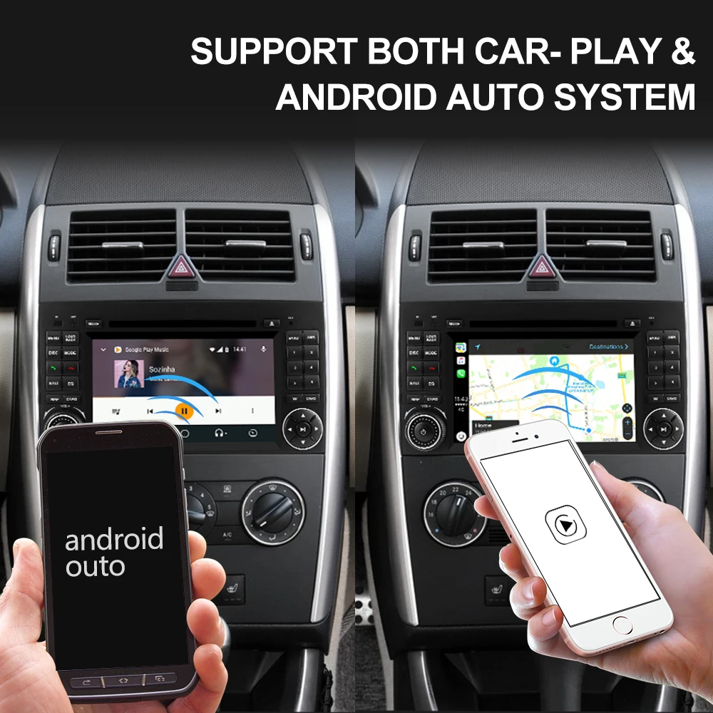 Isudar 2 Din автомагнитола Android 9 для Mercedes/Benz/Sprinter/B200/b-класс/W245/B170 автомобильный мультимидийный навигатор DVD Восьмиядерный rom 32G DSP
