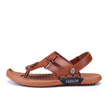 

romanas casual men sandalsslippers sommer outdoor para masculina safety for slides playa beach water shoes sandel flip roman da