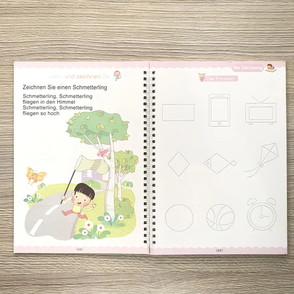 English Groove Magic Practice Copybook Children's Book - Temu