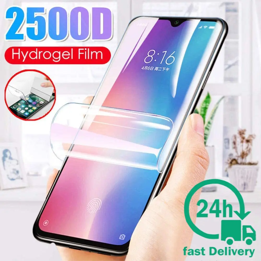 Гидрогелевая пленка для TECNO Camon 12 / Pro 9H Взрывозащищенная прозрачная защитная