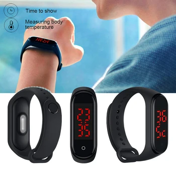

Smart Bracelet Measuring body temperature Health Waterproof Smart Wristband Bluetooth Watch Wristband Fitness Tracker