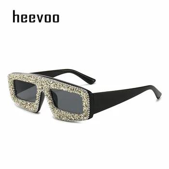 

Luxury Diamond Square Sunglasses Women Rhinestone Retro Sun Glasses Vintage Unique Crystal Eyewear Feminino Eyeglasses UV400