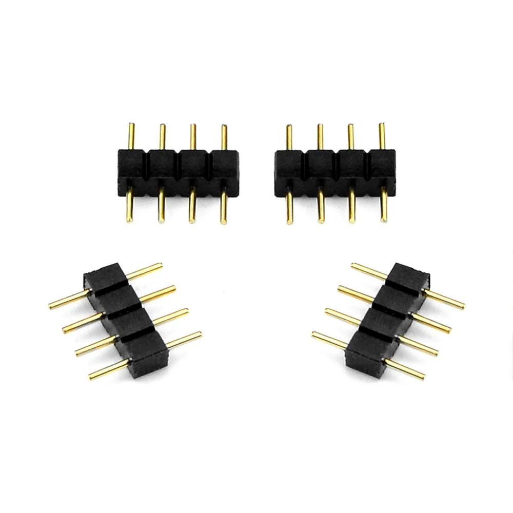 

4-контактный разъем для светодиодной ленты RGB 5 В, 12 В, 24 В постоянного тока