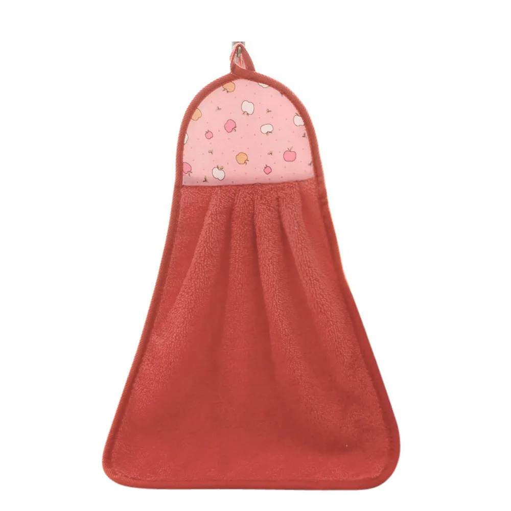 Bathroom Products Hand Towel Soft Plush Hanging Wipe Bathing Towel W805