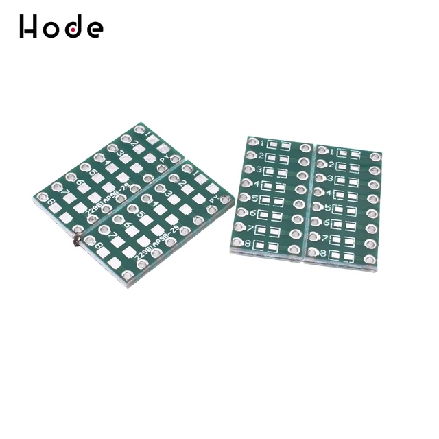 Adaptateur de composants cms/SMT 0805, 0603, 0402 à DIP, convertisseur de  carte PCB, 10 pièces - AliExpress