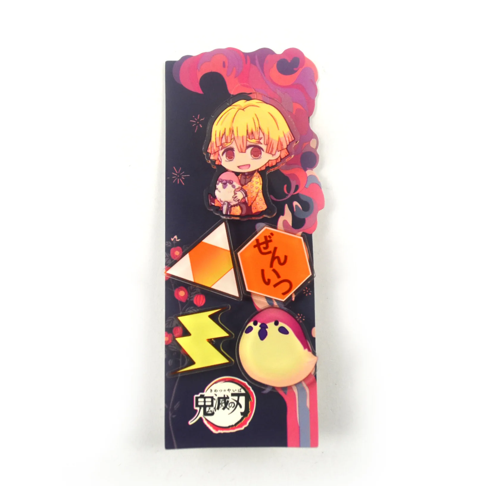 20Pcs/Lot Anime Brooch Pins Kamado Tanjirou Cosplay Prop Brooch for Lapel Bag Jewelry Gift