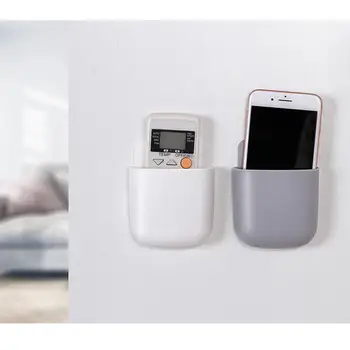 

Storage Box Air Conditioner TV Remote Control Storage Holder Stand Container Wall Mounted Organizer