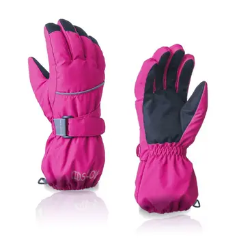 

Winter Professional Ski Gloves Girls Boys Adult Waterproof Warm Snow Kids Windproof Breathable Skiing Snowboard Gloves