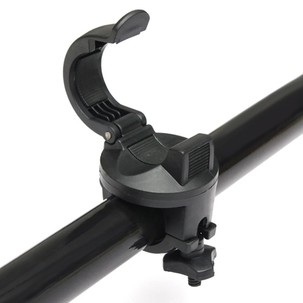 Outdoor Bicycle Accessories Easy Install Durable Adjustable Front 360 Degree Rotated Universal Cycling Flashlight Holder