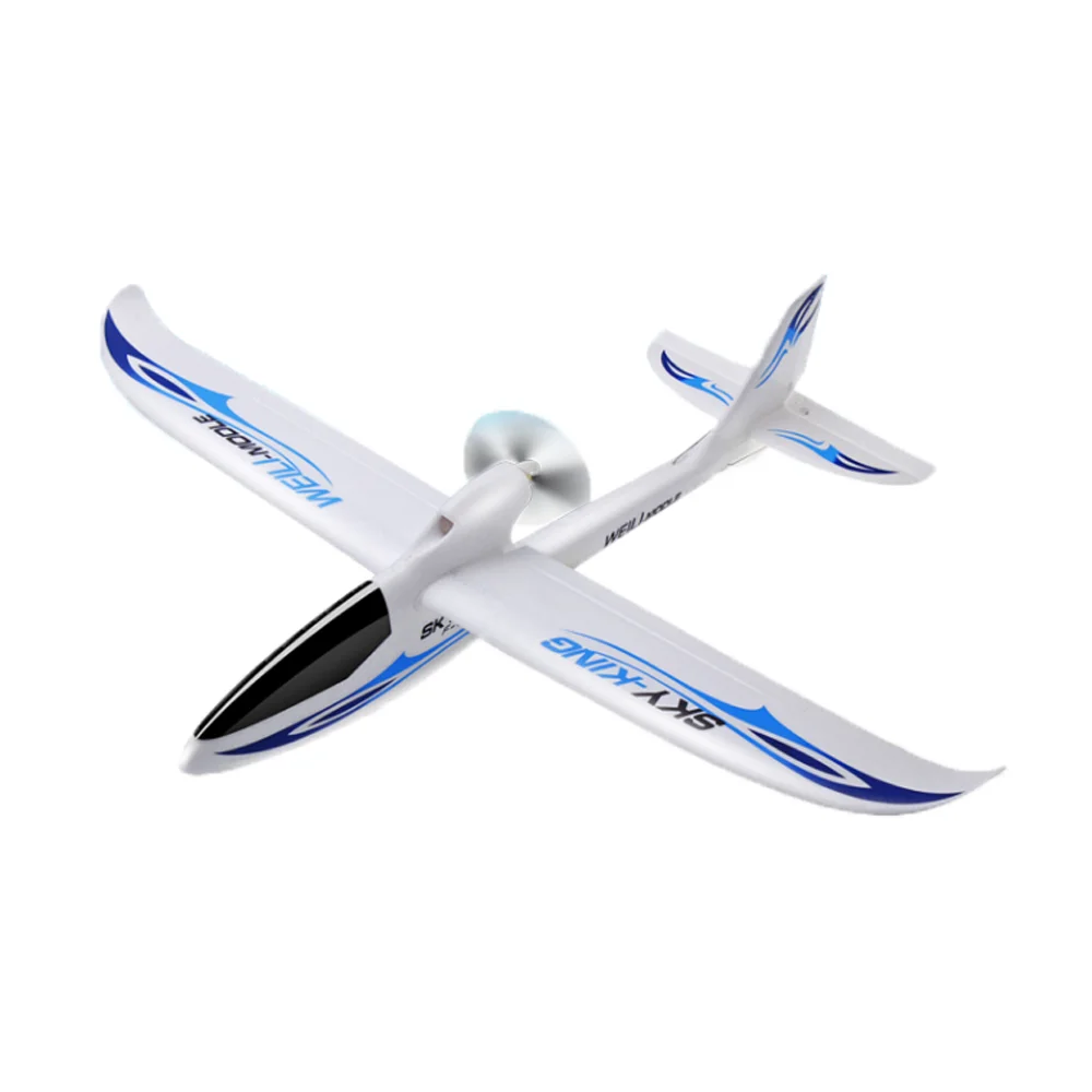 WLtoys F959S Sky King 2,4G 750mm размах крыльев приводимого в движение с помощью электропривода RC планер самолет RTF режим 2 с 6-осевым гироскопом