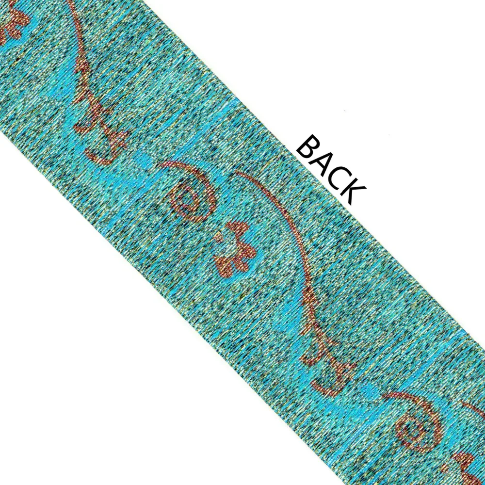 ZERZEEMOOY " 5 см 10 ярд серый и красный тканый Жаккард украшение лентами геометрический тотем узор для штор и аксессуары для одежды