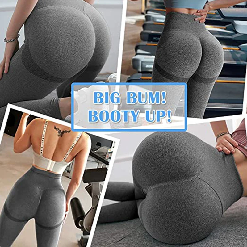 High Waisted Seamless Leggings Stretchy Scrunch Butt Lifting Leggins Women Fitness Running Gym Slim Pants Push Up Sport Legging