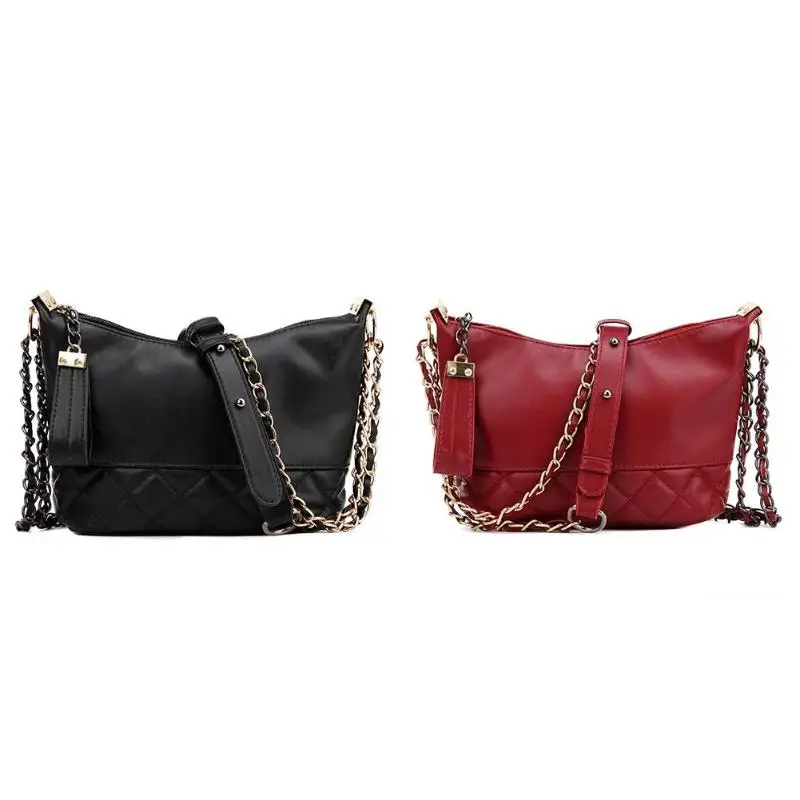 

Hot Sale Handbags Wear-resistant Casual Messenger Bag Women Retro PU Leather Shoulder Crossbody Shopping Handbag