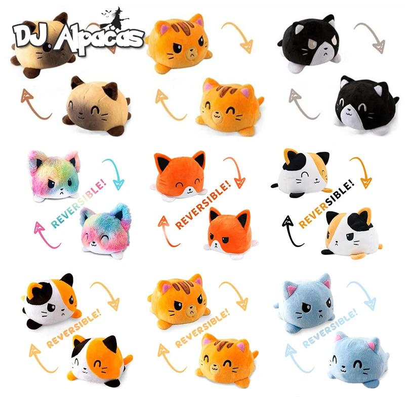 

Double-Sided Flip Cat Gato Kids Soft Gift Plushie Octopus Plush Animals Double-Sided Flip Doll Cute Toys Plushie Stuffed Toys