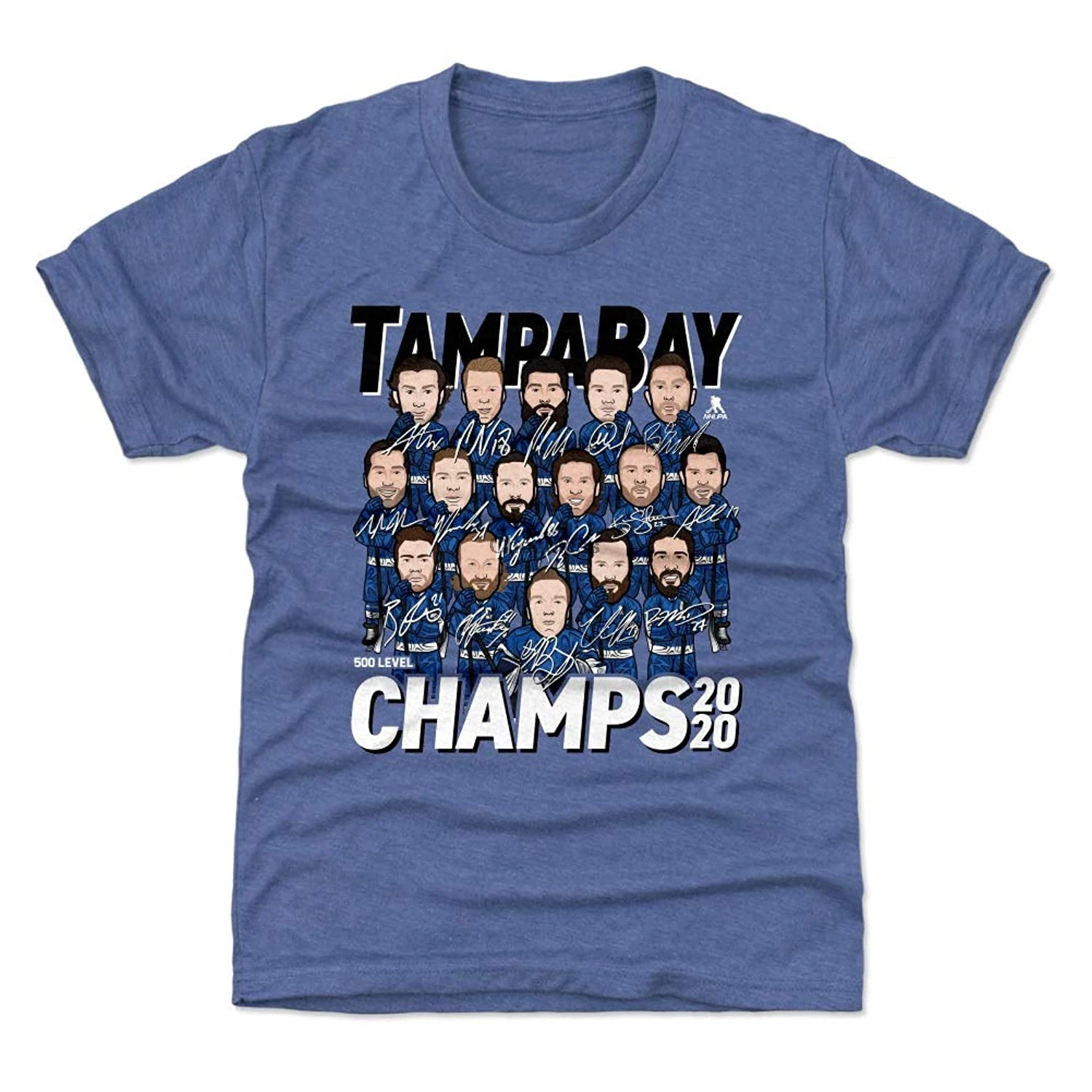 Молодежная рубашка для хоккея Tampa Bay 2020 Champs (1) | Мужская одежда