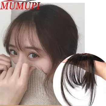 

clips in on bang fake hair bangs fringe a clip accessoires extension 3d bangs picecs for women synthetic MUMUPI