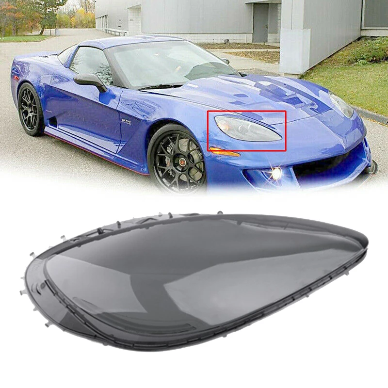 

Headlight Replacement Lens Driver Side for Corvette C6 2005 2006 2007 2008 2009 2010 2011 2012 2013