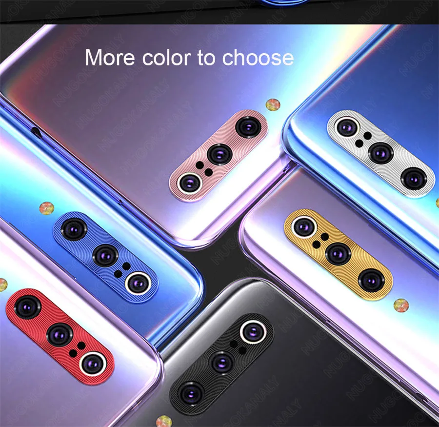 Защитное металлическое кольцо для объектива камеры для Xiao mi Red mi Note 8 7 K20 Pro mi 9T 9 Lite 8 SE 6X A2 A3 задняя защитная крышка для камеры чехол