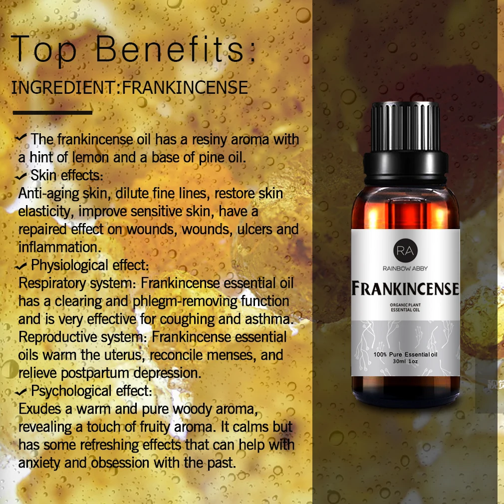 

Frankincense Essential Oil (30ML),100% Pure Aromatherapy Oil for Diffuser Burner