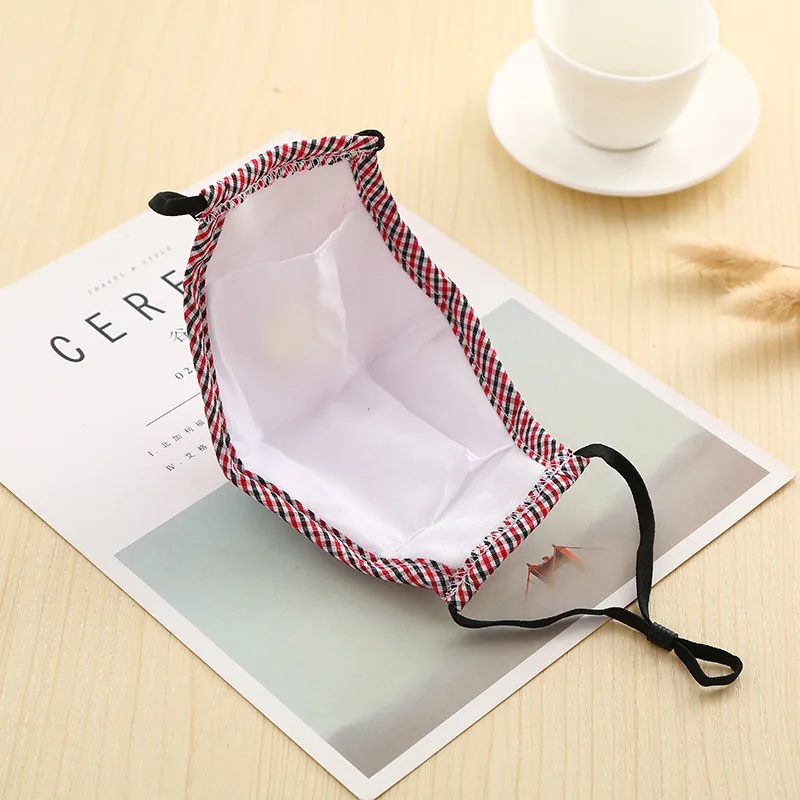 Non-disposable Breathable PPE Valve Pluggable Gasket Mask Men and Women Anti-fog Proof Activated Carbon Filter Cotton Mask 3