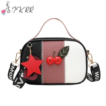 

S.IKRR Vintage Crossbody PU Leather Cell Phone Shoulder Bag Messenger Bags Fashion Daily Use For Women Wallet Ladies HandBags