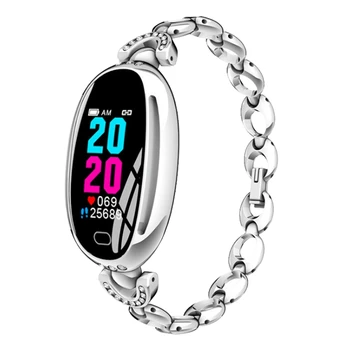 

Stylish Smart Watch, Female Smart Bracelet Heart Rate Blood Pressure Sleep Monitor, Fitness Tracker for Girl Ladies Women