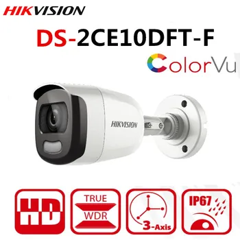 

Original Hikvision international version of the new 2 MP Full Time ColorVu Bullet Camera DS-2CE10DFT-F 4 in 1 video output