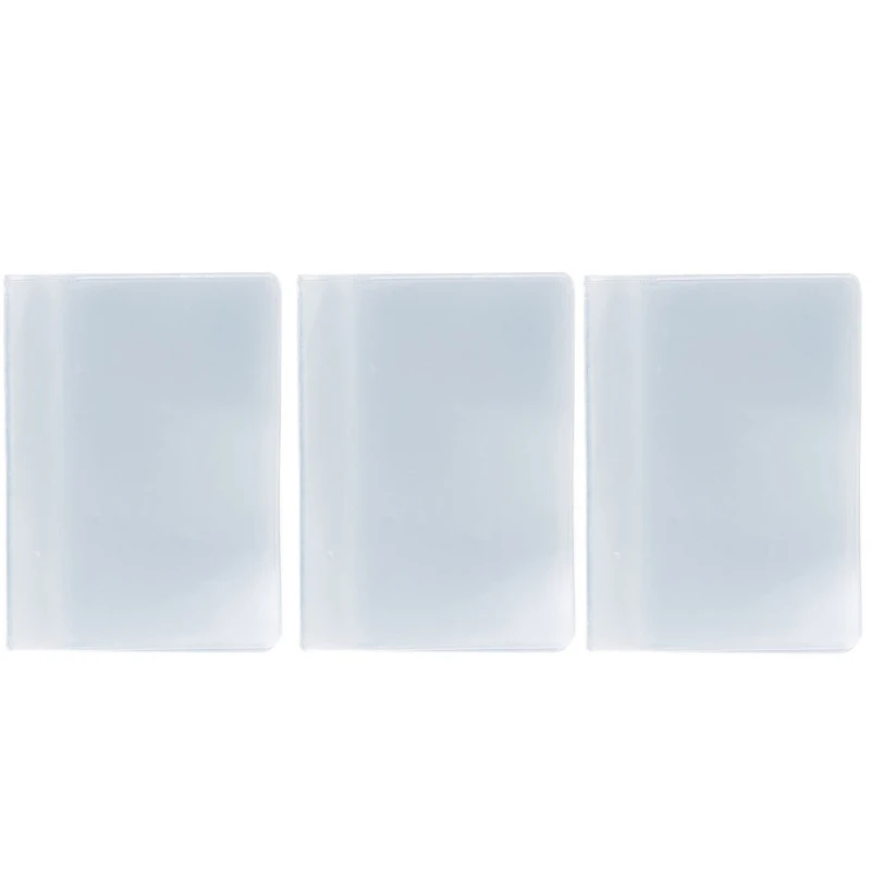 Fashion Plastic PVC Clear Pouch ID Credit Card Holder Organizer Keeper Pocket Name Business Card Bags Solid 10 Slots wallet card holder card holder credit card holder id card holder id card case business card holder