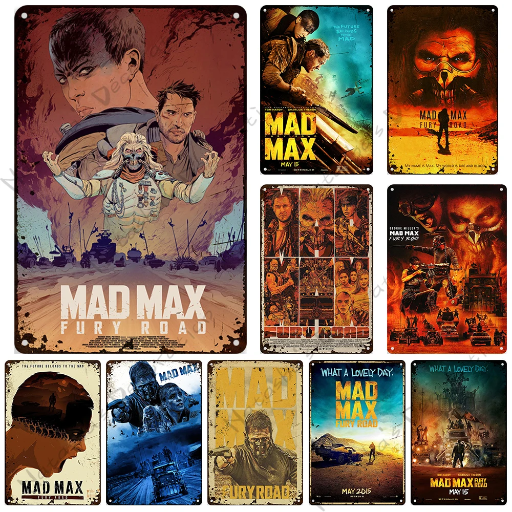 Métal Signes-Mad Max 3 Movie Film Rétro Plaque vintage man cave bar rouille Look 