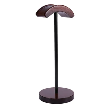 

Universal Headset Holder Hanger Wooden Metal Earphone Display Rack Stand Home Office Headphone Shelf Rack Stand Holder