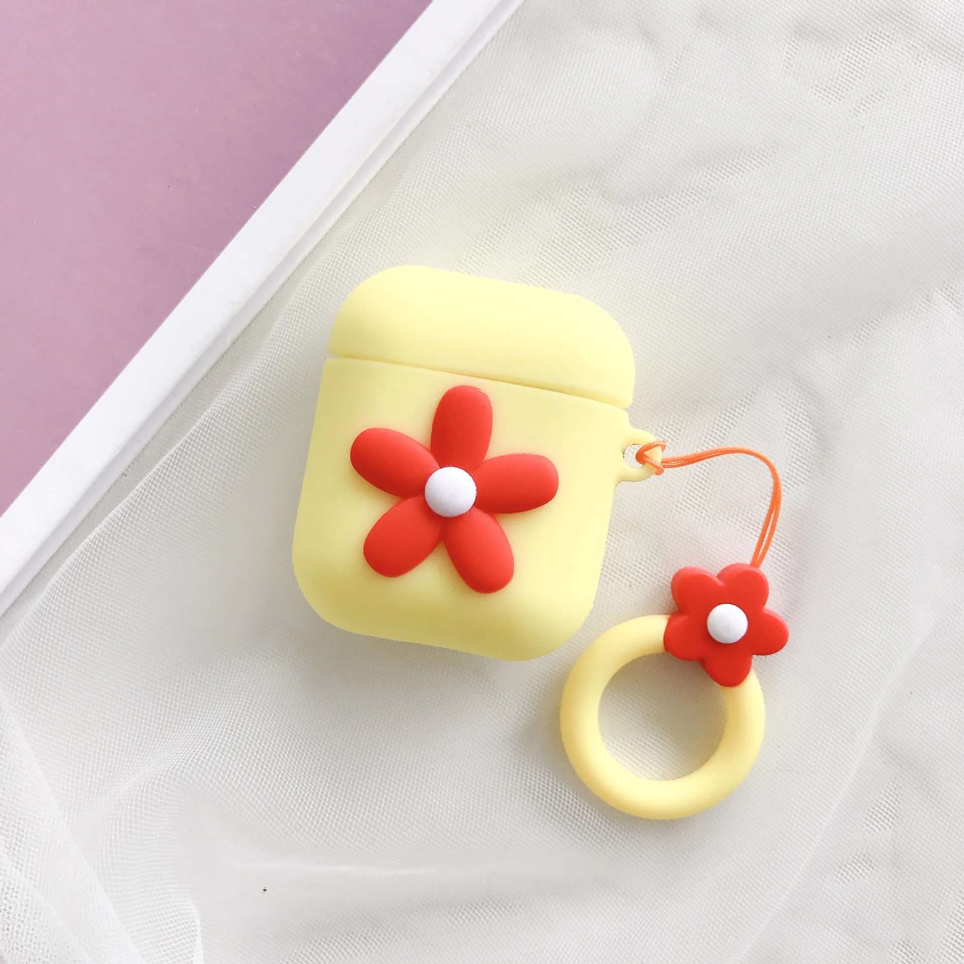 Чехол для AirPods Flower Fashion Ins style Милая коробка сладостей Apple Airpods 2 защитный чехол