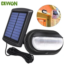 

Solar Sensor Light Outdoor Waterproof Split Solar 10 LED Wall Lamp With 5M Power Cable Security Lighting Garden Porch Light