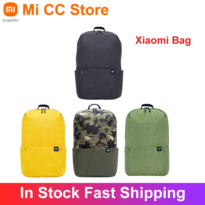 Xiaomi Mi Backpack 10L Mini Colorful Shoulder Sport Bag 165g weight fashion bagpack For Kids Men