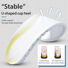 2021 New Sports High Elastic Kinetic Energy Ultra-Light Insoles Sweat ShockAbsorbent Deodorant Breathable EVA Soft Shoes Pad
