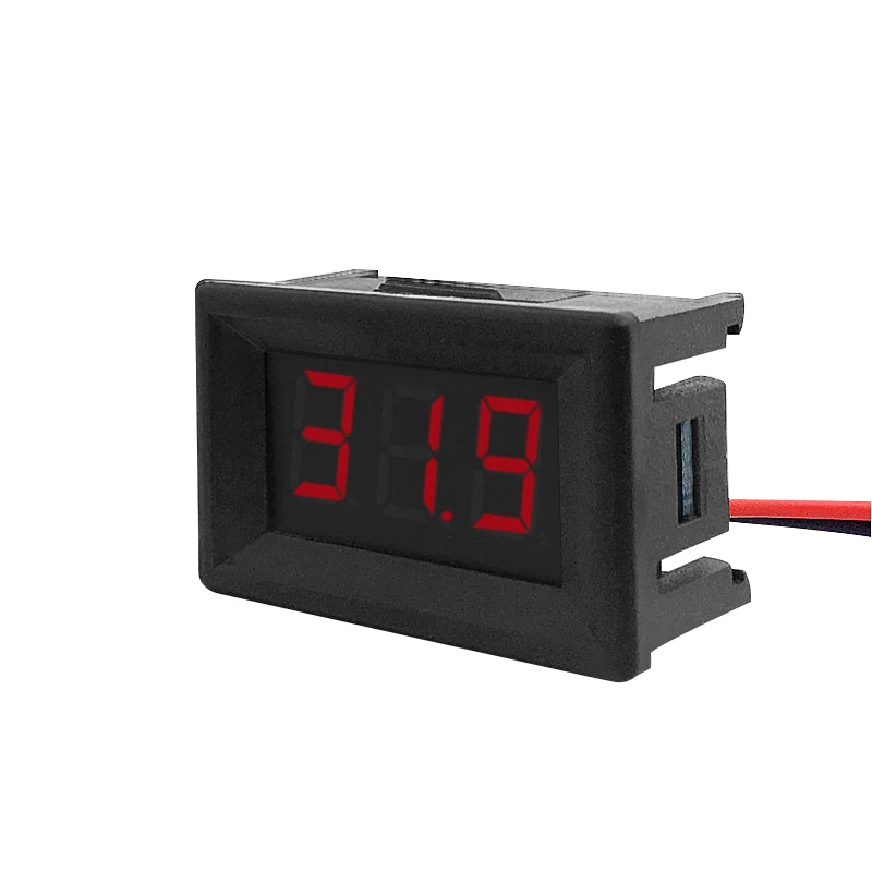 

Dc3.1ï½ž32v Digital Led Mini Display Module Calibration Reading Voltmeter Voltage Tester 2-wire Automotive Led Display Instrument