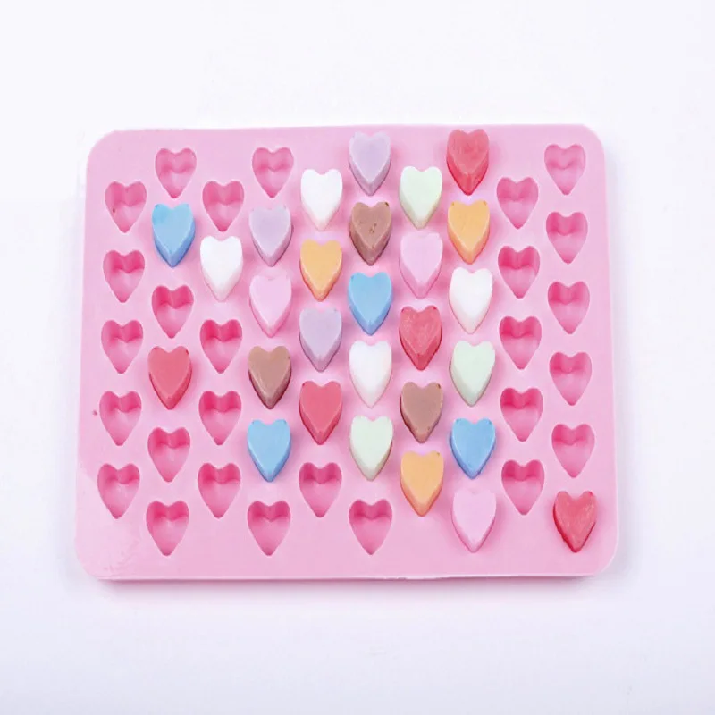 

Silicone cake mold 55 hole love chocolate ice grid Silicone ice mold