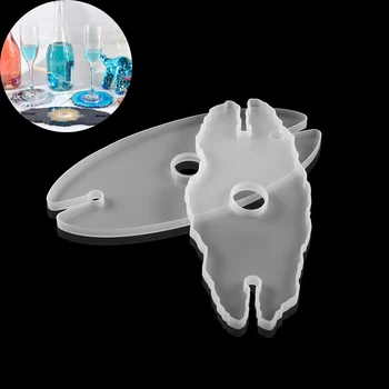 

Irregular Silicone Wine Rack Mold Crystal Wine Tray Wine Glass Silicone Molds For DIY Jewelry Making Handmade Findings Supplies