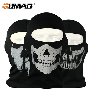 

Outdoor Skull Balaclava Full Face Bicycle Cycling Ski Bike Ride Snowboard Tactical Helmet Liner Warm Military Airsoft Hat