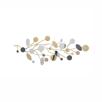 

Modern European Style Iron Art Pendant Metope Decorate A Living Room Background Wall Vestibule Metal Wall Decoration Originality