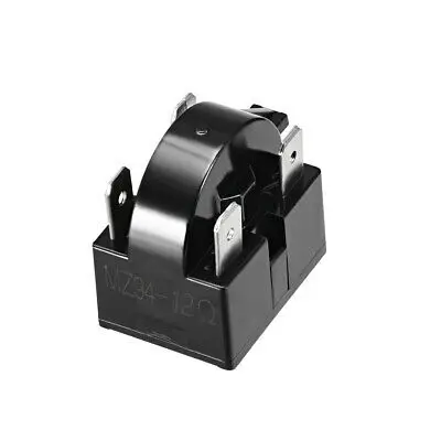 

12 Ohm 4 Pin Refrigerator PTC Starter Relay Black