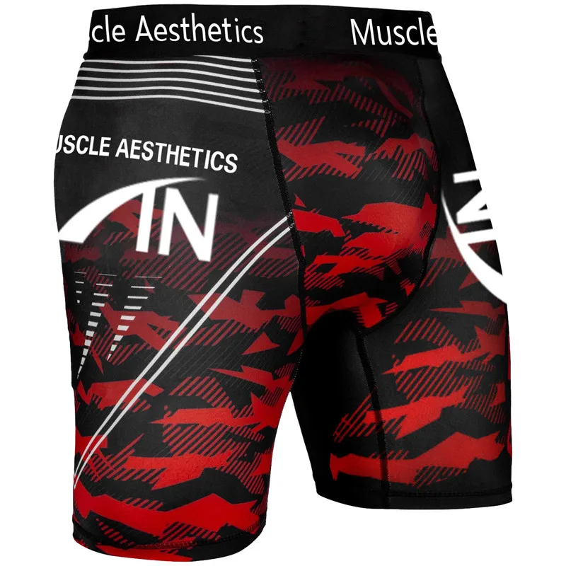 Men's Shorts Gyms Fitness Bodybuilding Joggers Workout Run Cycling Shorts High-elastic Skinny Compression Quick Drying Leggings