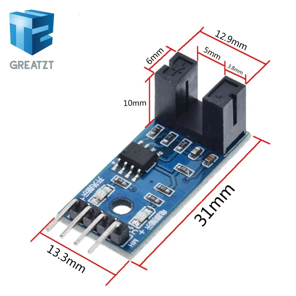 GREATZT F249 4 контактный инфракрасный Скорость Сенсор модуль для Arduino/51/AVR/PIC 3,3 V-5 V Высокое качество