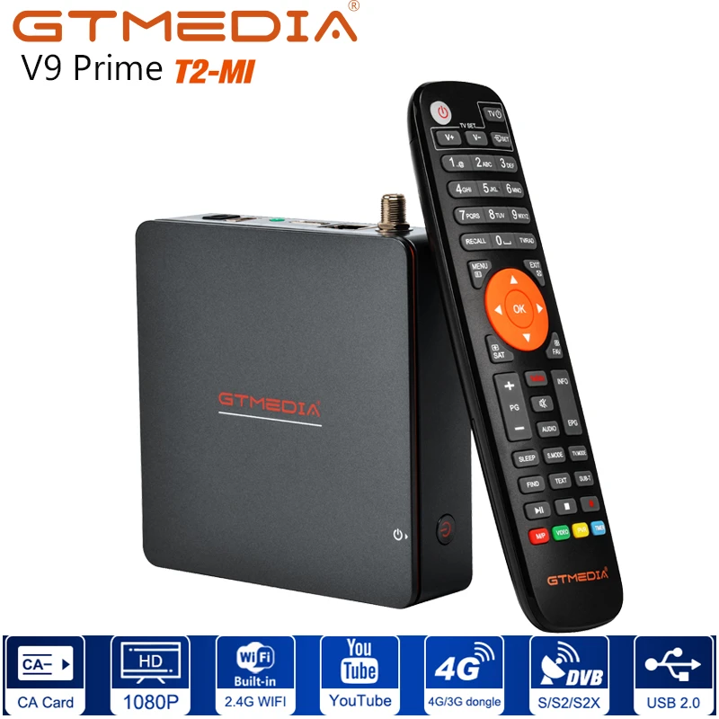 Auto Biss Key,HEVC H.265 GTMedia V9 Prime-DVB-S/S2/S2X Sat-TV-Receiver HDTV Box