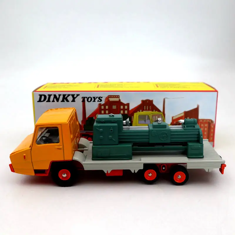Atlas Dinky Toys 569P Berliet Stradair Plateau Surbaelle Porte Machine Outil Prototipo Camion Collezione Di Modelli Pressofusi